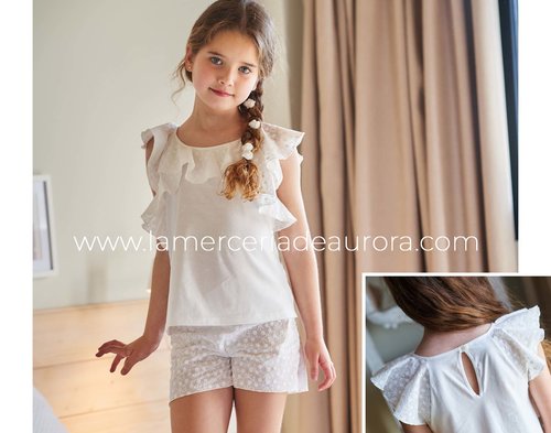 Pijama comunión Floral 5902 de Rapife