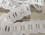 Rincotex 42233 blanco bordado en blanco