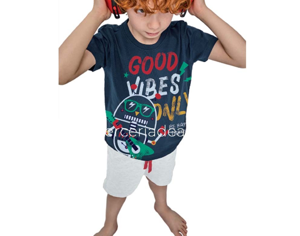 Pijama para niño Good vives (2-6 años) de Tobogán - La de Aurora®