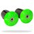 Supacaz: Star Plugz (topes de manillar) - color Verde Neón con Recubrimiento de Pintura en Polvo - ref. 858