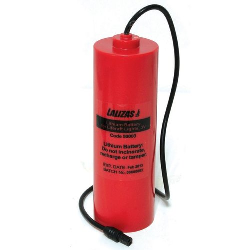 BATERIA DE LITIO PARA LUCES DE BALSAS, (3V X 2PCS), 6V