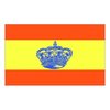 BANDERA DE ESPAÑA CON CORONA
