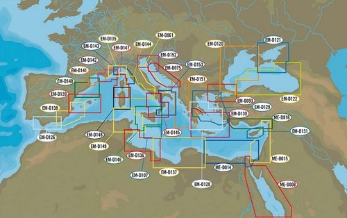 Cartografía C-MAP 4D MAX+ Wide - Costas del Suroeste de Europa