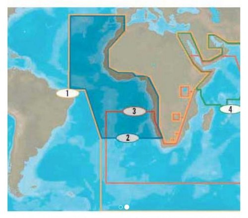 Cartografía C-MAP 4D MAX+ Wide - Norte y Oeste de África