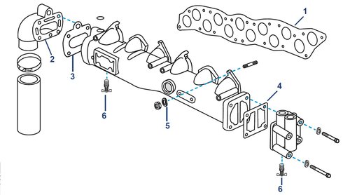 COLECTORES Y CODOS VOLVO