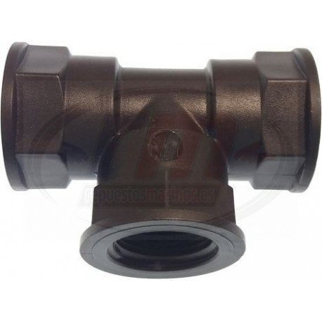 CONEXION T HEMBRA PLASTICO