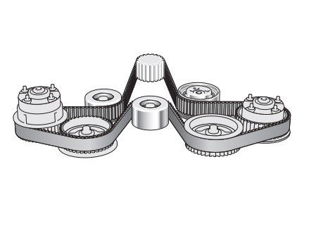 CORREA DISTRIBUCION YAMAHA F25G