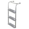 ESCALERA PLEGABLE AC. INOX. 3 PELDAÑOS 90º-180º