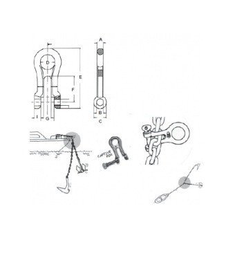 GRILLETE DE ANCLA GRIPPER