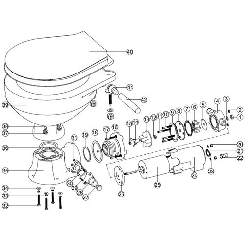 KIT DE REPARACION PARA LOS SANITARIOS ELECTRICOS LT