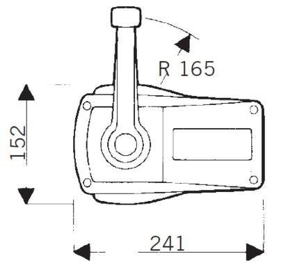 MANDO ULTRAFLEX B89 BLANCO