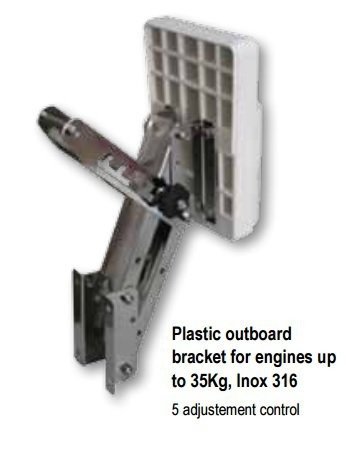 SOPORTE FUERABORDA PLASTICO PARA MOTORES 35KG