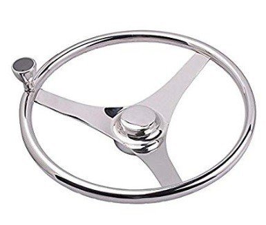 VOLANTE SPORT ACERO INOX.