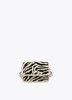 Bandolera tejido combinado zebra y leopardo Lola Casademunt
