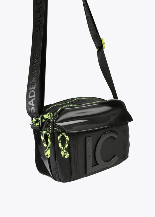 Bandolera negra y fluor Lola Casademunt