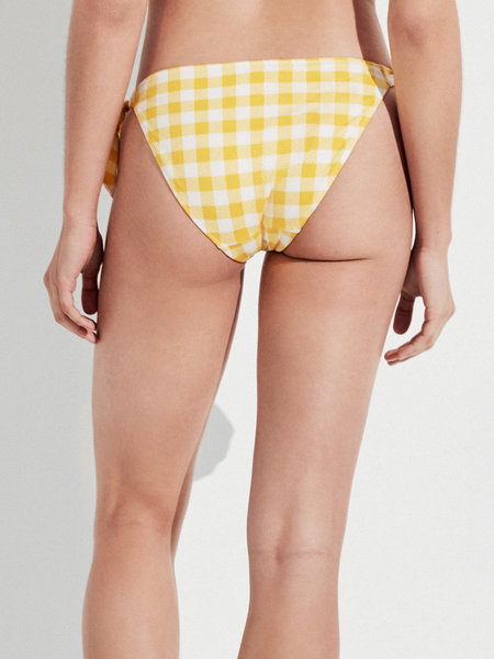 Bikini Vichy amarillo