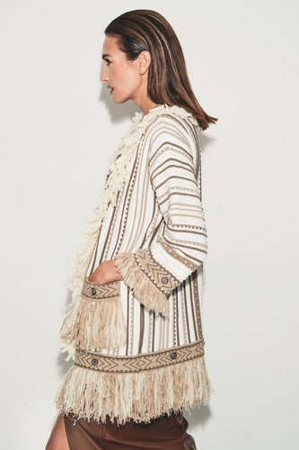 Cardigan flecos y tachas Giotto The Extreme Collection