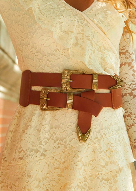 Cinturon Aya marron Camaleónica by Capriche