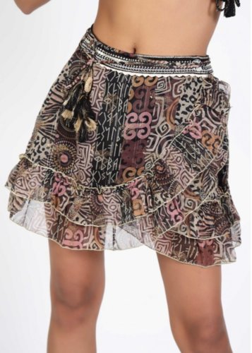 Mini falda Africana