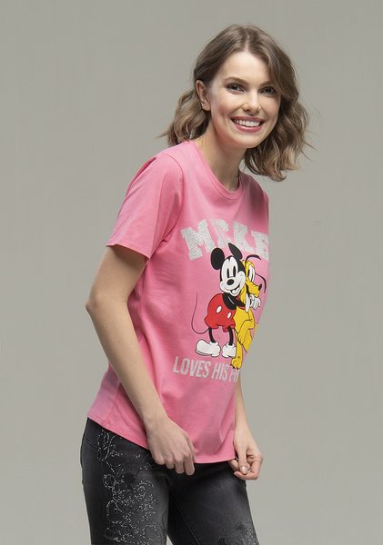 Camiseta Mickey y pluto Disney by Fracomina