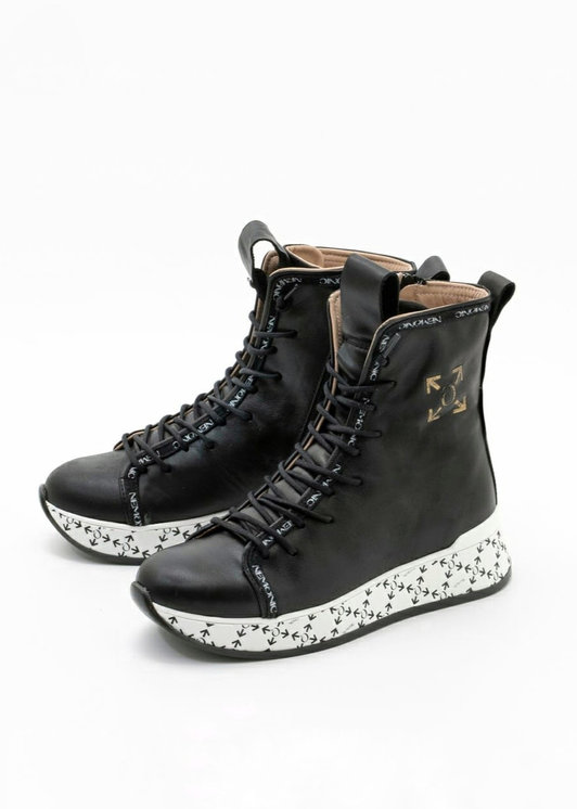 Sneakers Brooklyn Piel Negro