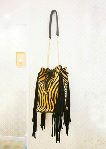 Bolso piel boho animal