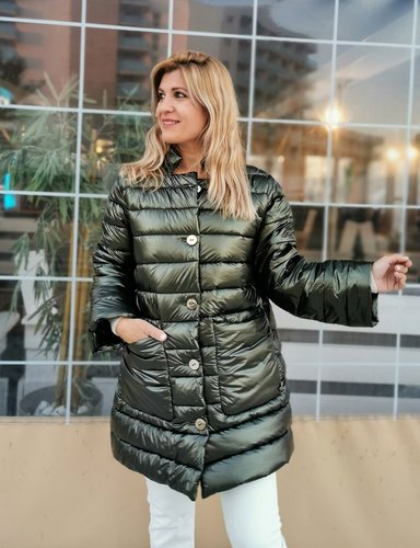 Chaqueton acolchado con bufanda Lola Casademunt