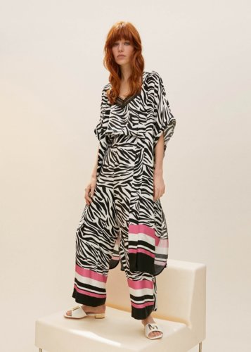 Kaftan estampado cebra Lola Casademunt