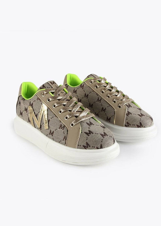 Sneaker logotipado interior fluor Lola Casademunt