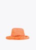 Sombrero acolchado naranja Lola Casademunt