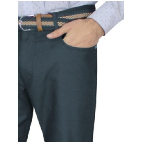 Pantalón algodón con cinturón