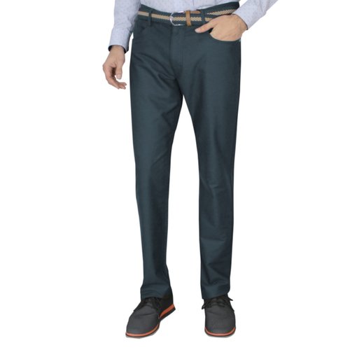 Pantalón algodón con cinturón