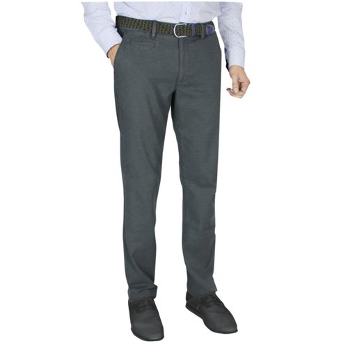Pantalón algodón con cinturón