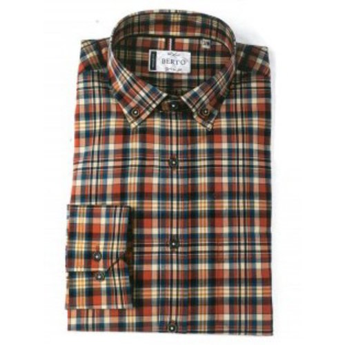 Camisa m/larga sport cuadros