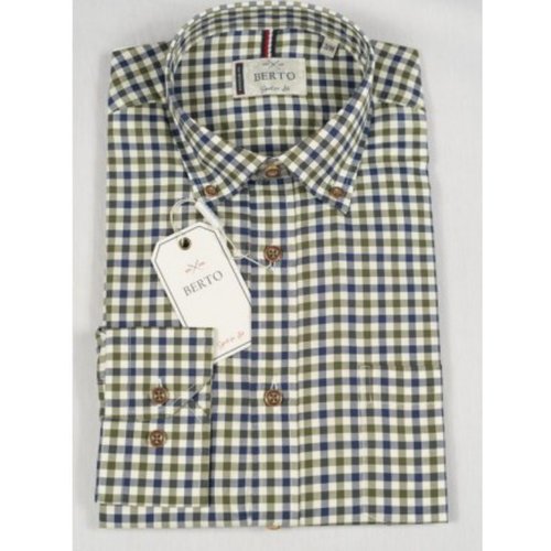Camisa m/larga sport cuadros