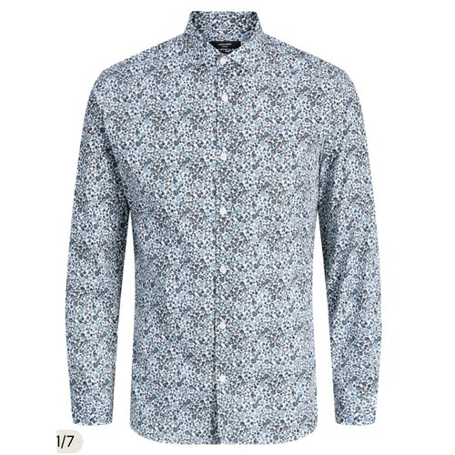 Camisa m/larga sport fantasía