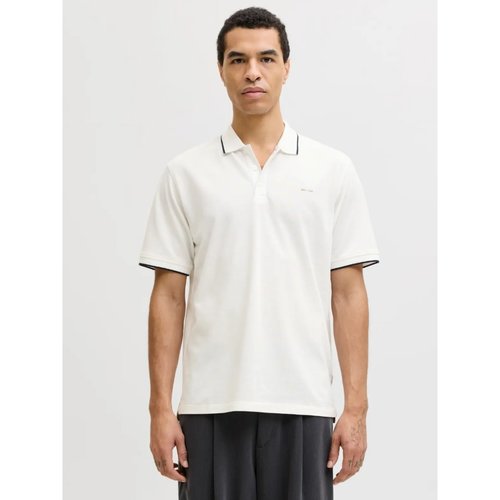 Polo liso azul blanco Polo liso azul blanco