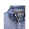 Camisa m/larga azul.