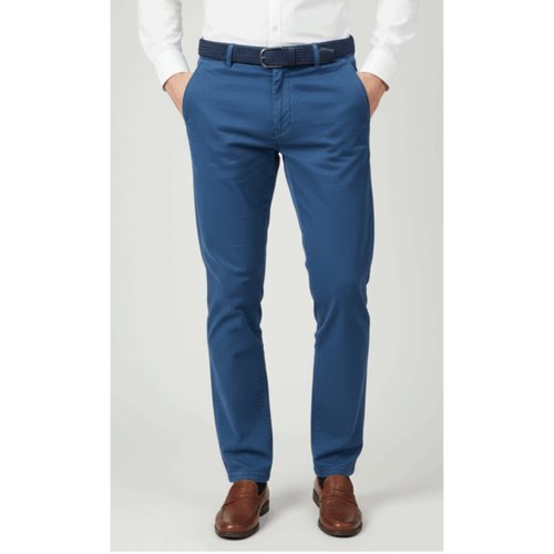 Pantalón algodón con cinturón