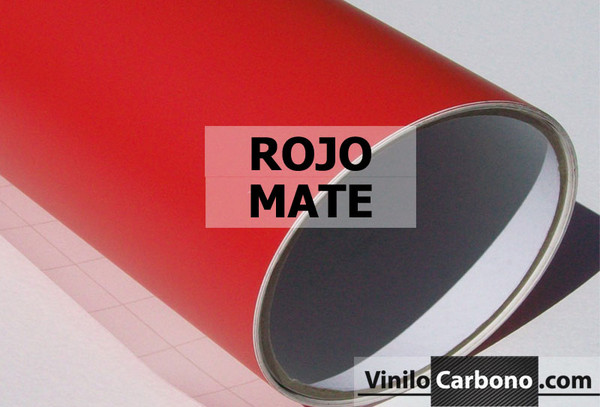 CAR-INTEGRATION Vinilo Carbono Rojo 500 x 152 cm 